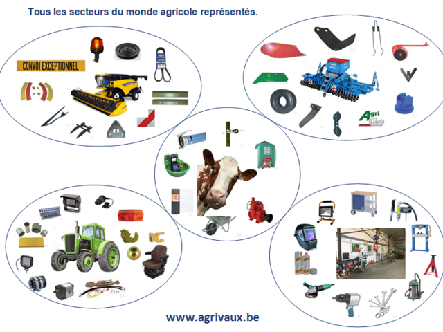 Pièces détachées d'origine pour bineuses et équipements Agrivaux